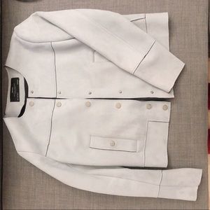 Zara suede blue jacket size S